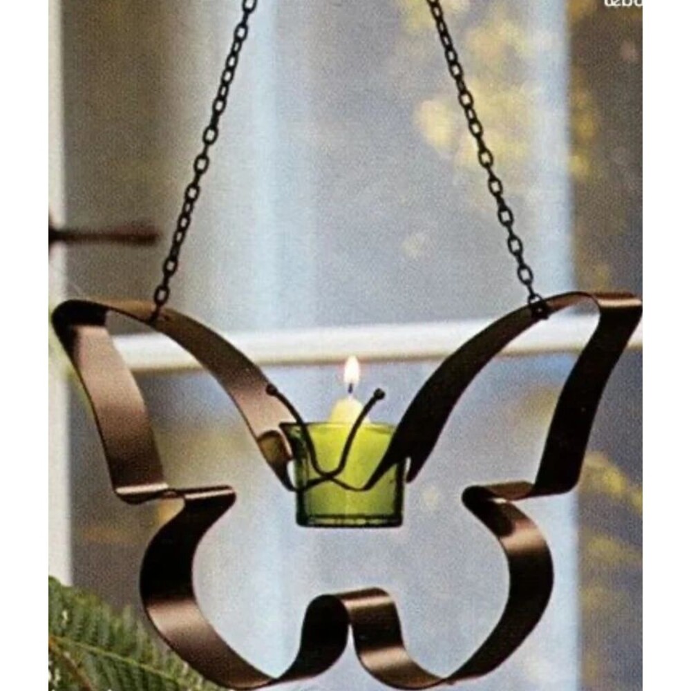 Partylite Butterfly hanging Votive holder